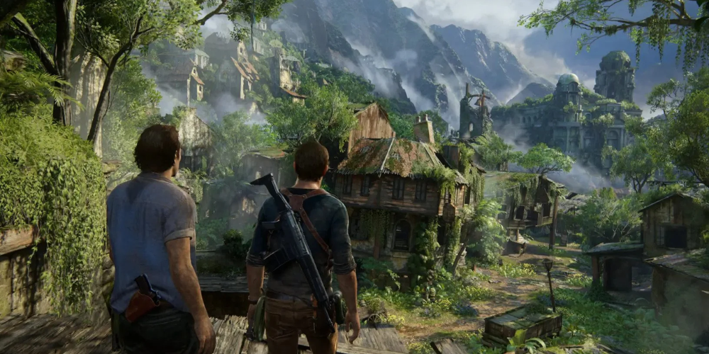 Uncharted 4 PS5 game